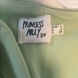 Princess Polly Light Green Blouse